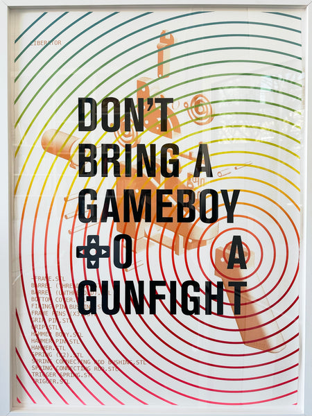 Glenn Kaino: Don't Bring a Gameboy to a Gunfight - Object at Kavi Gupta Editions